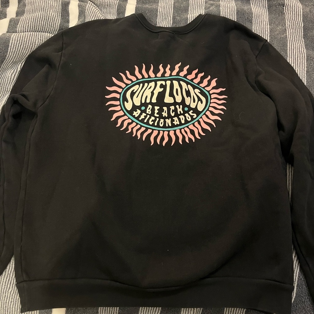 Surf Locos Black Crewneck (Medium)